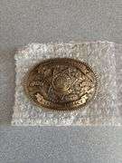 Wyoming Highway Patrol Centennial belt buckle