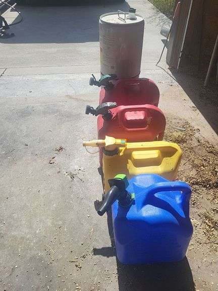 Gas and kerosene cans image