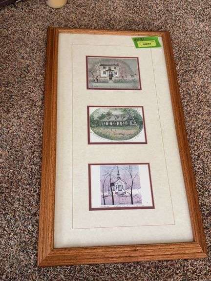 Three P Buckley Moss Prints  F/M together 18 x 31 S/N image