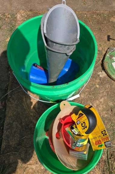 Buckets and funnels image