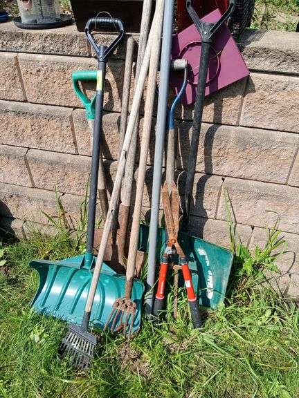 Long handled yard tools image