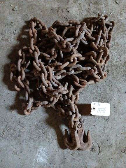5/16 x 21’ log chain, double hook image