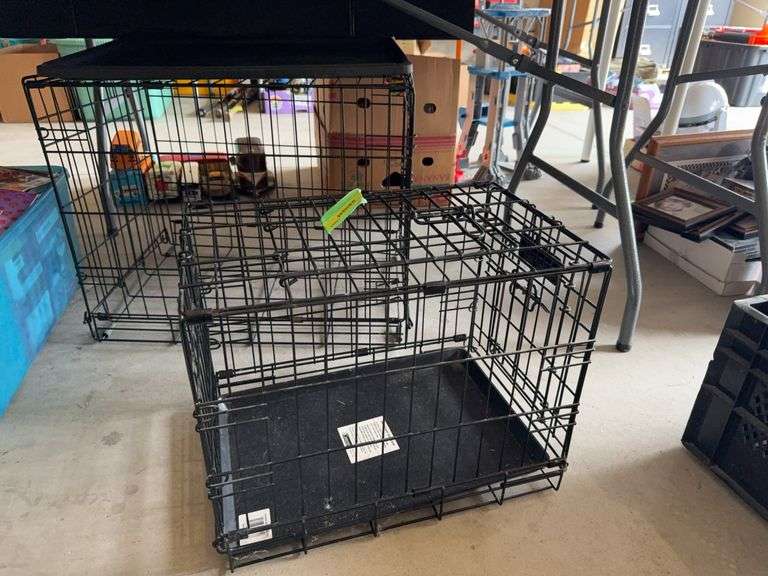 2 wire pet kennels, small and medium image