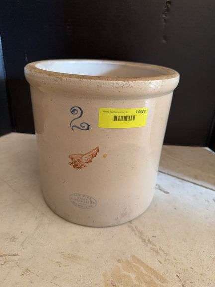 Red Wing 2 gallon crock See photos for condition image