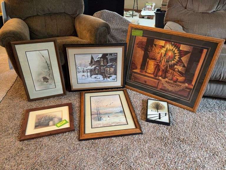 6 prints, wall art image