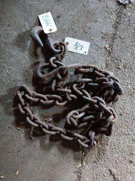 3/8 x 6’ log chain, double hook image