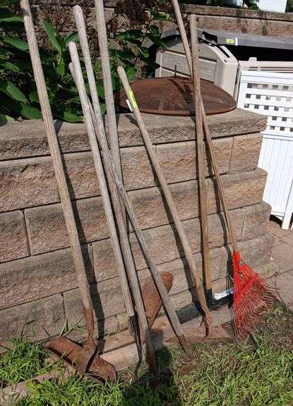 Long handled yard tools image