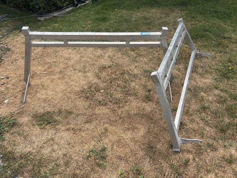 Two aluminum truck racks for a 6 foot wide bed image
