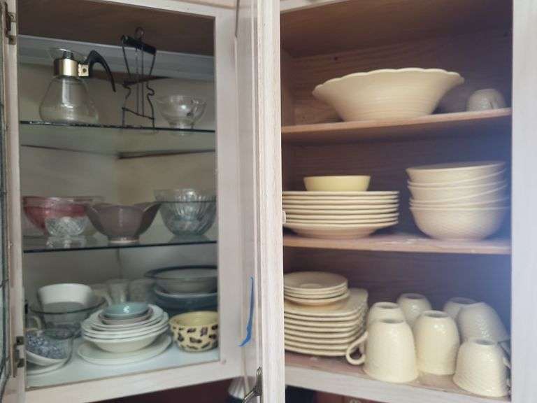 Mikasa China, glassware, bowls- look at all pictures-Bring box to pack image