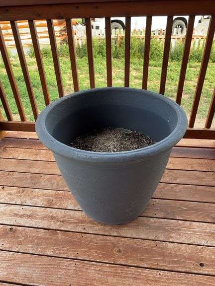 Very large flower pots-plastic but heavy image