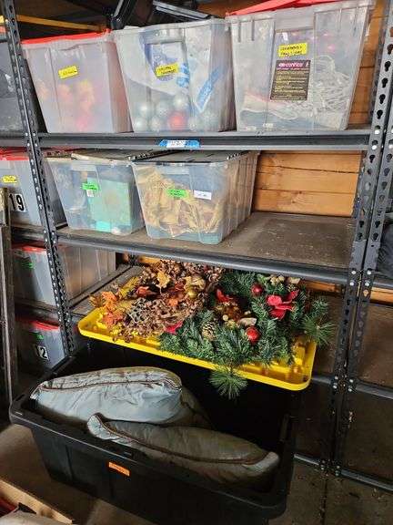 Decorations in Tubs, Pillows in Tub (6 Total Tubs) image