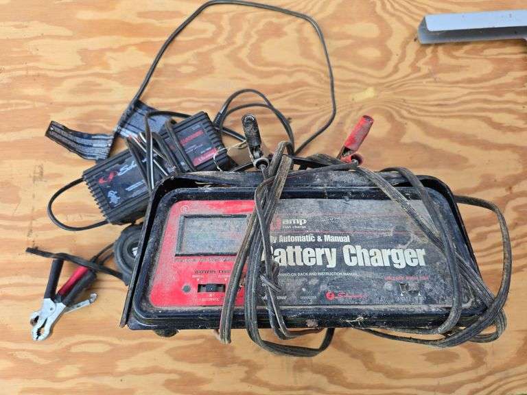Schumacher electric maintainer and battery charge SC1355 and Schumacher 10amp fully automatic & manual battery charger image