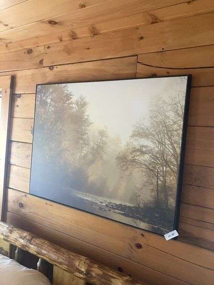 River scene wall art image