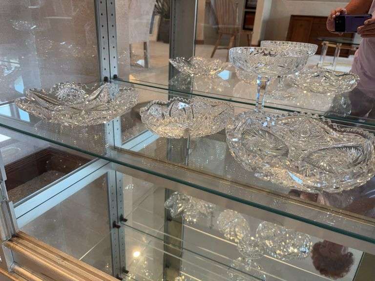 American Brillant glass pieces image