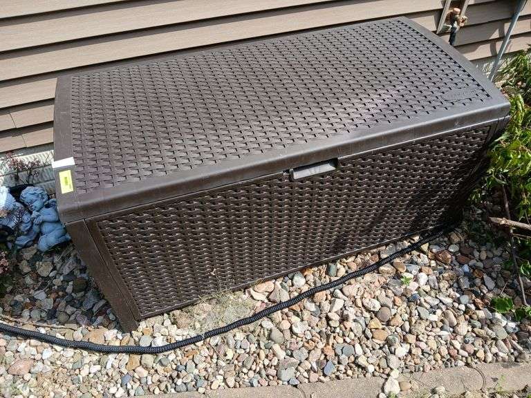 Suncast deck box 24 x 50 x 24H image
