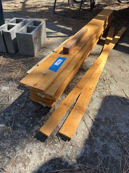 Cedar fence rails image