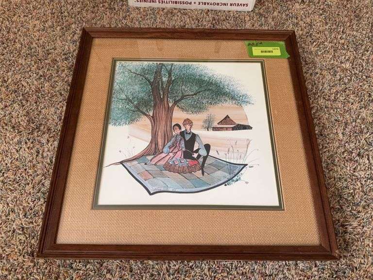 P Buckley Moss Print S/N, F&M 20.5 X 20.5 image