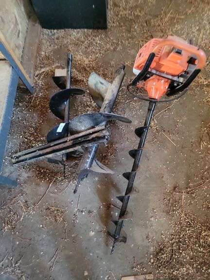 Auger head with 8" 12" augers image