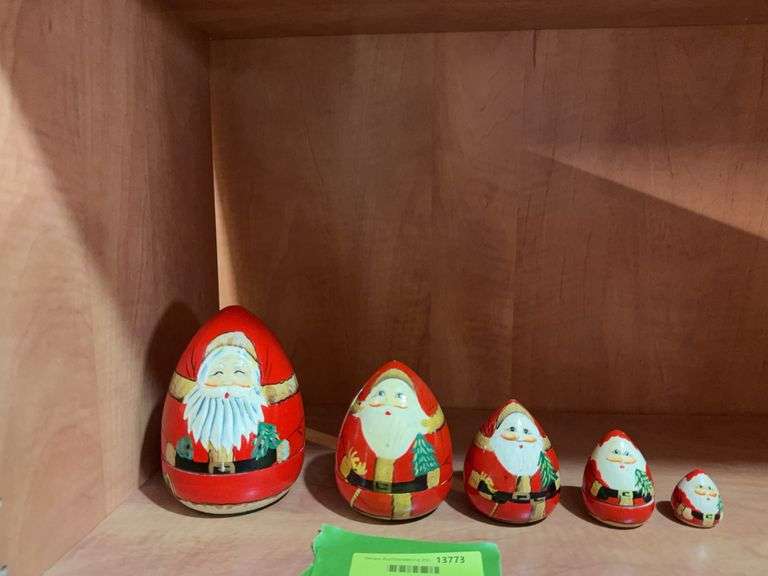 Nesting Santas, not marked image