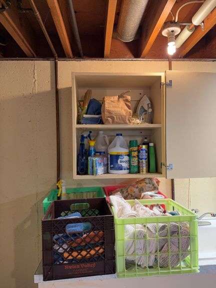 Laundry supplies and rag towels etc... image