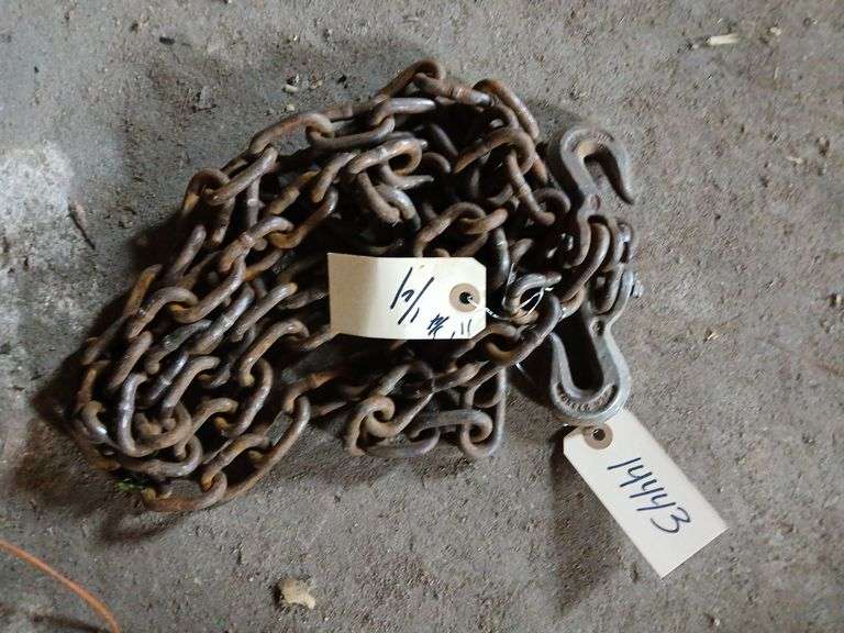 1/4 x 11’ log chain, double hook image