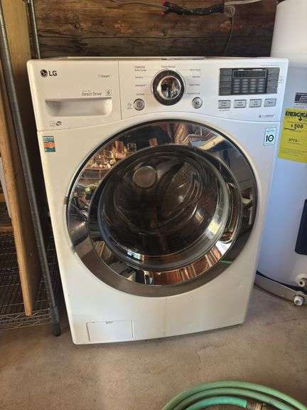 LG steam high-efficiency front load washing machine - bought as a back up, no known issues image