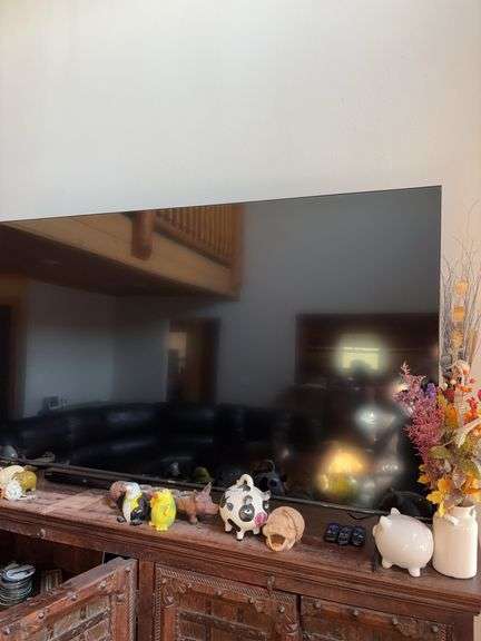 Roku  84” TV with remote image