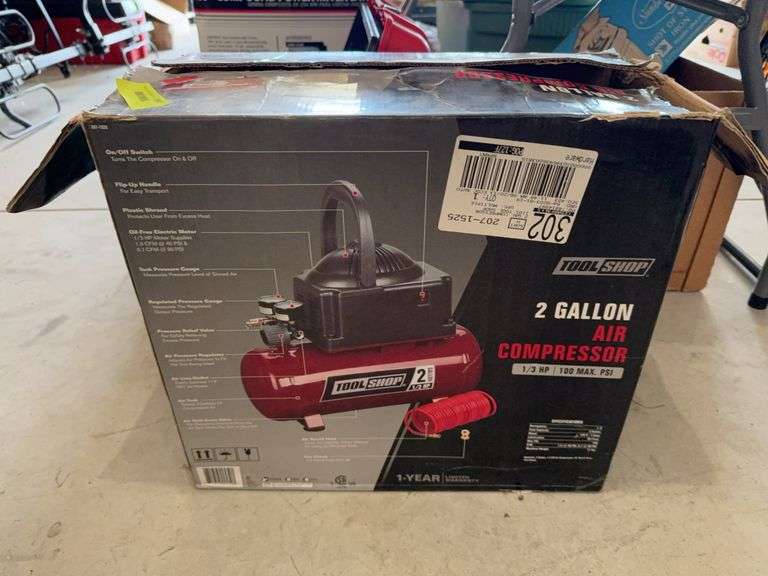 Tool Shop 2 gallon air compressor image