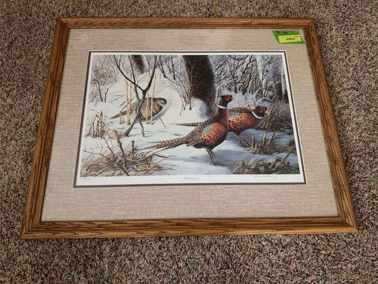 Donald Blakney "Shadows" print S/N, F&M, 30 x 24 image