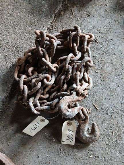 3/8 x 9’ log chain, double hook image