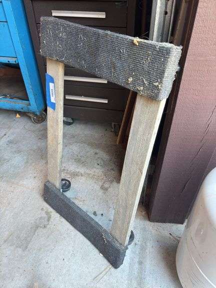 Rolling four wheel cart image