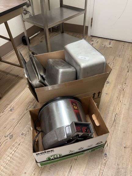 Stainless pans, Heat n serve container image