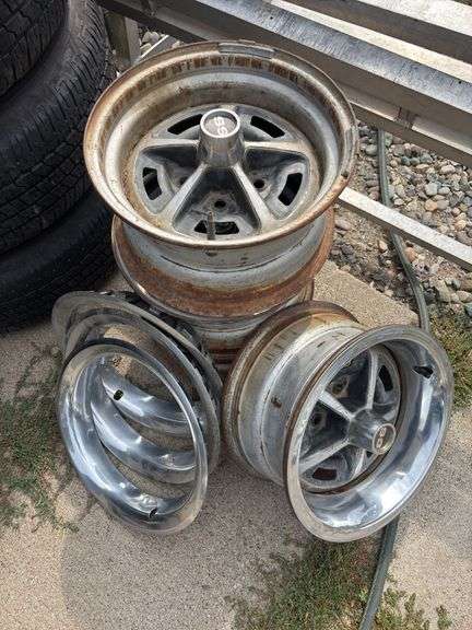 1970’s Chevy super sport rims 14 x 8’s image