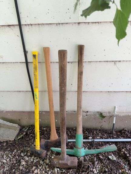 Long handled yard tools as shown image