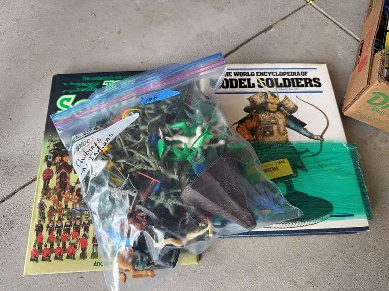 Plastic Cowboy and Indians, Toy Soldiers reference books image