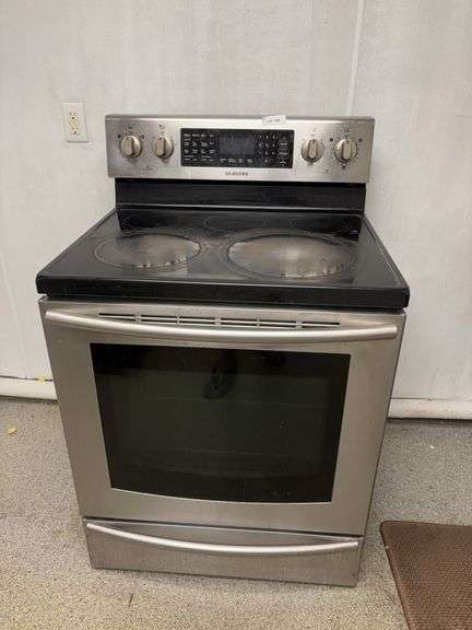 Samsung electric glass top stove-see all photos image