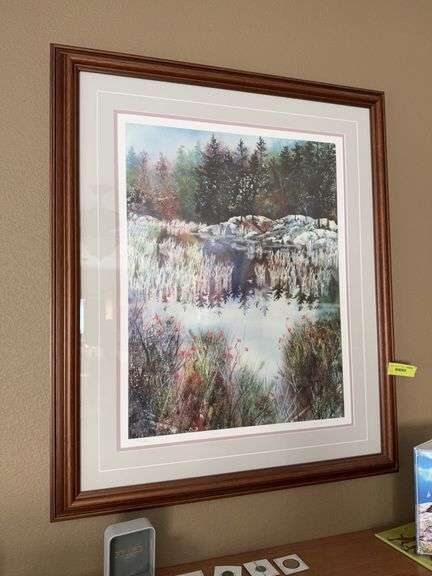 Gary Spetz S/N watercolor print 28 x 34 image