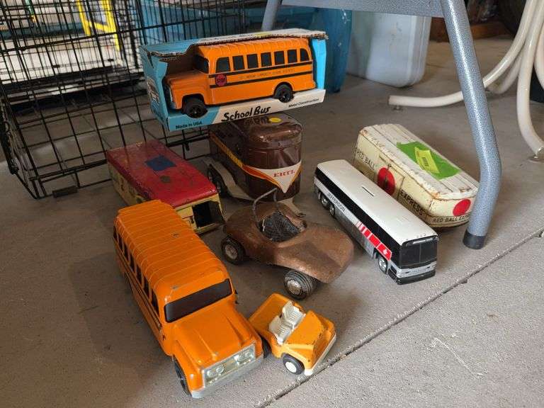 Variety of toy vehicles image