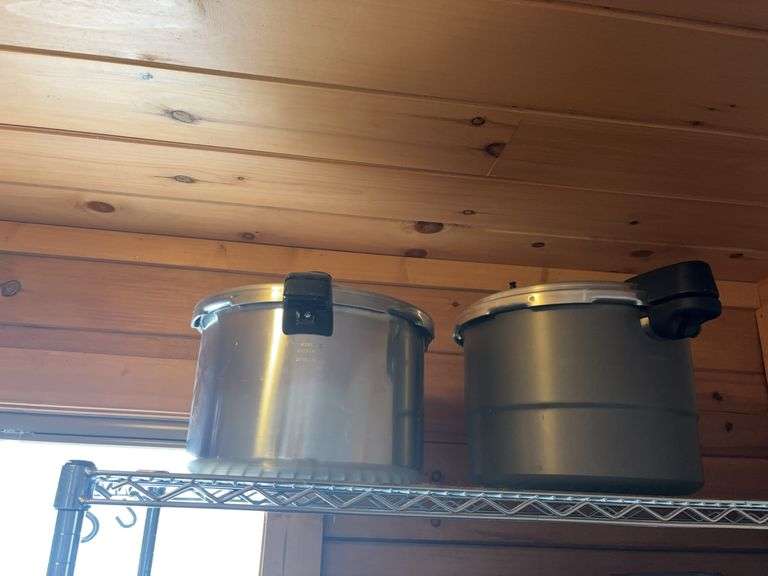 Two pressure cookers image