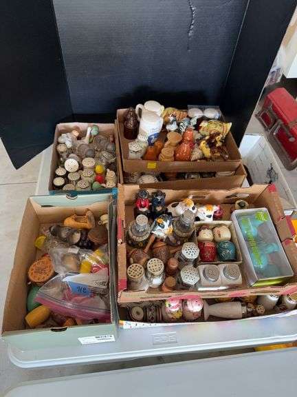 6 boxes of salt & pepper shakers image