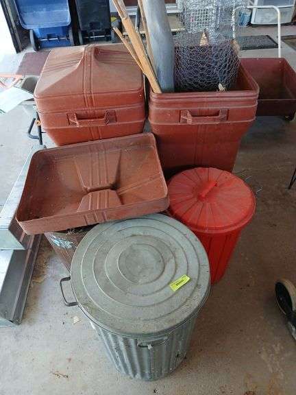 5 garbage cans image