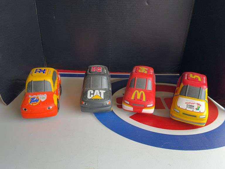 Ertl push button cars NASCAR image
