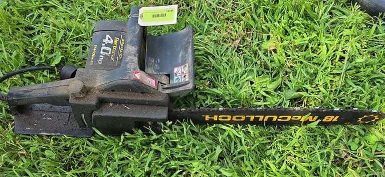 McCulloch Electramac 4.0hp electric chainsaw EM400s-18 image