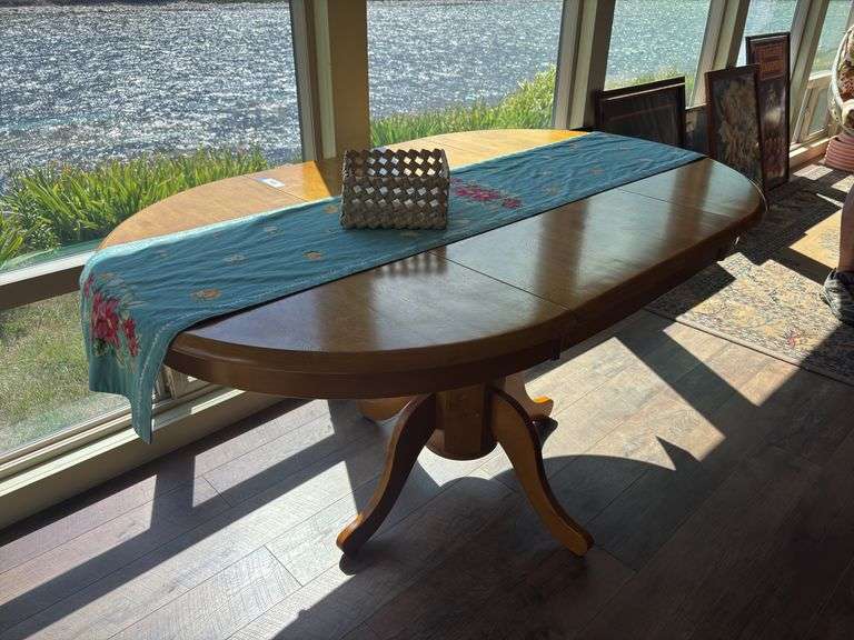 Small maple dining table with one large leaf 36”smallest image