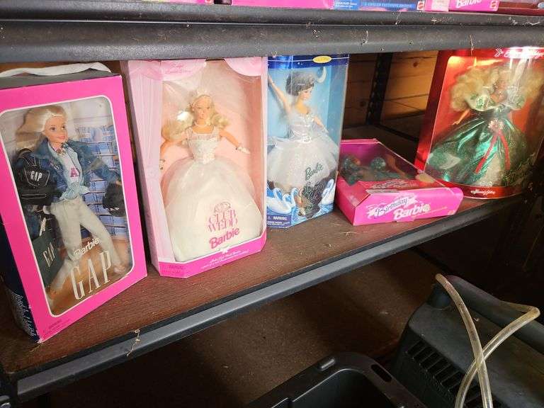 Vintage Barbies in Boxes - Gap Barbie, Birthday Barbie, Happy Holiday Special Edition image