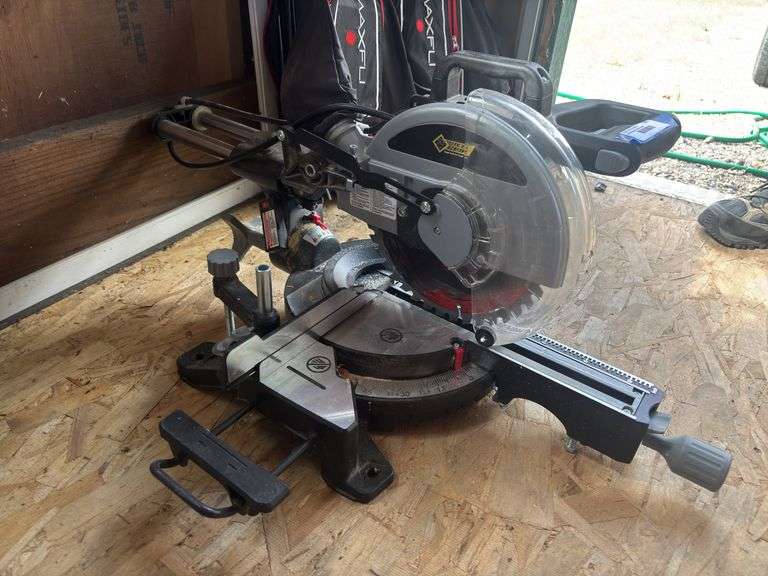 Steel grip 10 inch sliding compound miter saw image