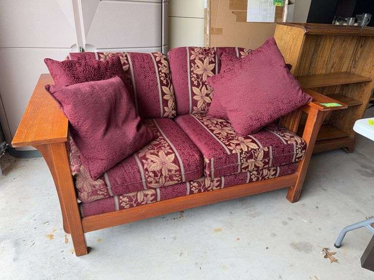 Mission style 62" settle image