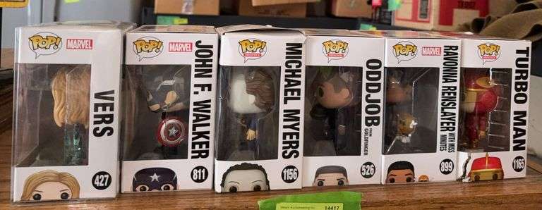 6 Funko POP! figures NIB image