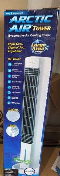 38" Arctic Air tower fan NIB image