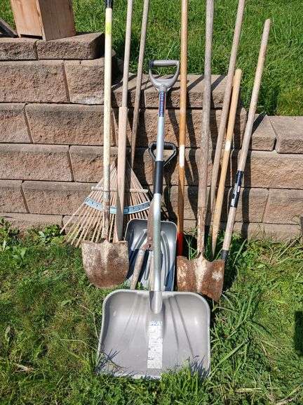 Long handled yard tools image